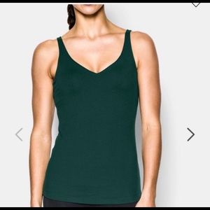 2/$20🎉Under Armour Perfect Wrap Tank - Green Sz S